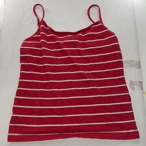 Red and White Striped Forever21 Shirt